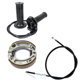 DAISYI Frontr Brake Shoes Cable Kits for Honda XR100R 1985-2003
