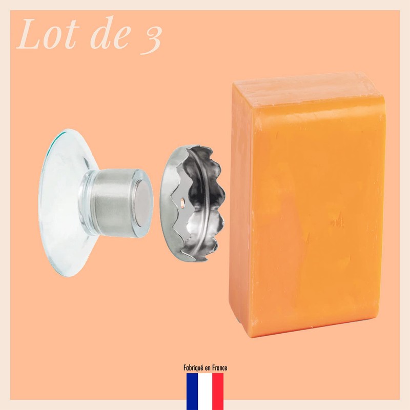 Magnetic Soap Dishes with Suction Cup, Magnetic Soap Dishes with