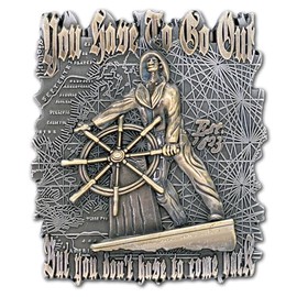 Stay Frosty Enterprises USCG You Have to Go Out Veteran Challenge Coin