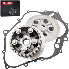 JINFANNIBI Clutch Center Pressure Plate Kit & Gasket for Yamaha Raptor 660R YFM660R 2001-05