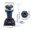 CLGMarine Kayak Battery Portable Navigation LED Lights Multi- Adaptors 3AA