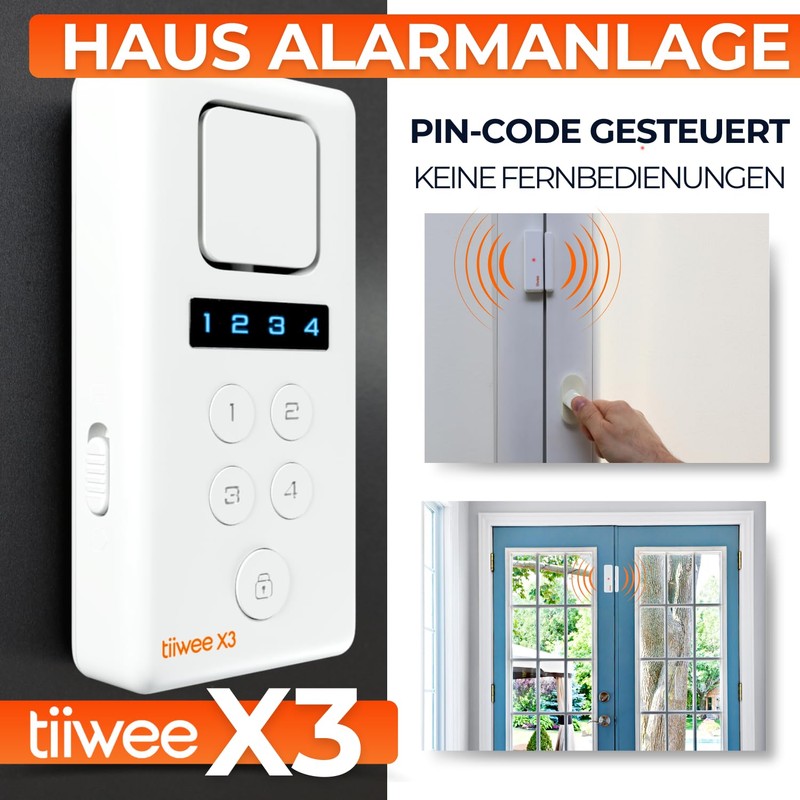 tiiwee Home Alarm System Kits, Alarm System with Window or