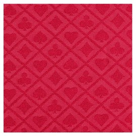 MRC 108 X 60 Inch Full Size Poker Table Suited Speed Waterproof Cloth Red Color