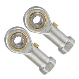 Kozelo Pack of 2 PHS6 Joint Head - [6 mm Bore M6 Left Thread], Suitable for Automation Equipment, #45 Steel, Chrome Steel