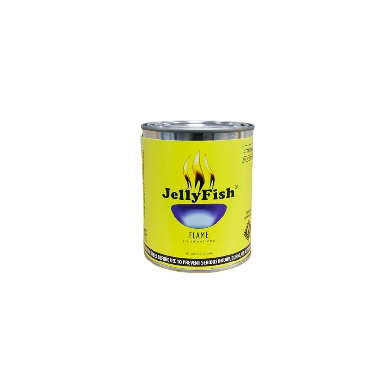 Real JellyFish Flame Premium Citronella Gel Fuel Made in USA