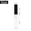TOPINCN 5ml/pcs Bottle Tube Lip Gloss Bottle Plastic Tube Lip