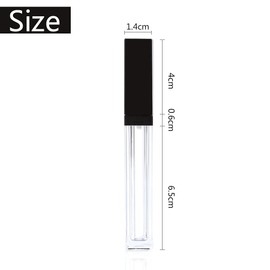 TOPINCN 5ml/pcs Bottle Tube Lip Gloss Bottle Plastic Tube Lip Gloss Container Eyelash Growth Oil Container (5pcs)