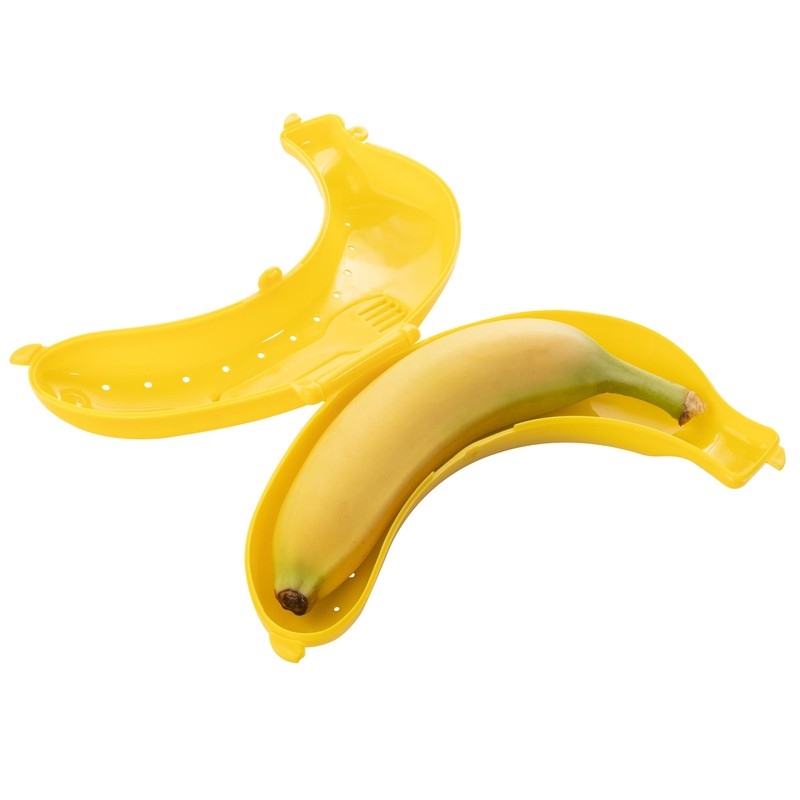 Hardys Banana Holder - Durable Lunch Box, Snack Containers, Airtight