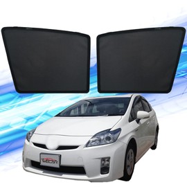 WeCar Sunshade for Toyota Prius 30 Series, May 2005 - December 2015, Car Shade, Mesh Curtain, Front Design, Shade Curtain, Multi Sun Shade, Interior Parts, Easy Installation, Magnetic, Light Blocking,