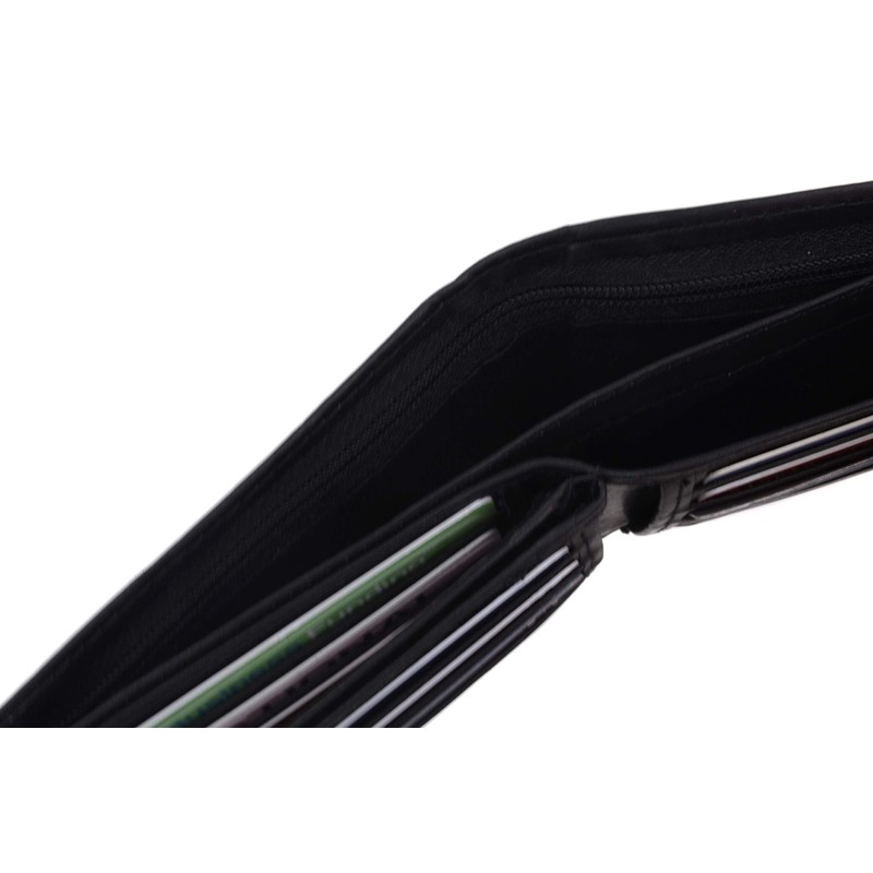 MARSHAL Genuine Leather Bifold Mens Multi Credit Card Holder 3