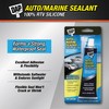 Dap 00694 2.8-Ounce Silicone Rubber Auto/Marine Sealant, Clear