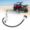 Qiilu Motorcycle Rear Foot Brake Pump Hydraulic Master Cylinder Aluminum