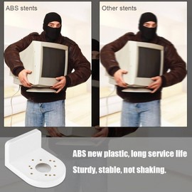 Neufday yy-Universal CCTV ABS Plastic Dome Camera Wall Mount Stand White