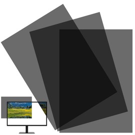 ZCGOINGTECH 3 Piezas Película Polarizadora para Lampara Fotografía Led, Filtro Fotografía Polarizador Lineal 30 x 20 CM, Reduce el Deslumbramiento, Adecuado para fotografía y reparación de Pantallas