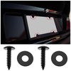 ECSiNG 5 Set License Plate Fixing Screw Set Compatible with