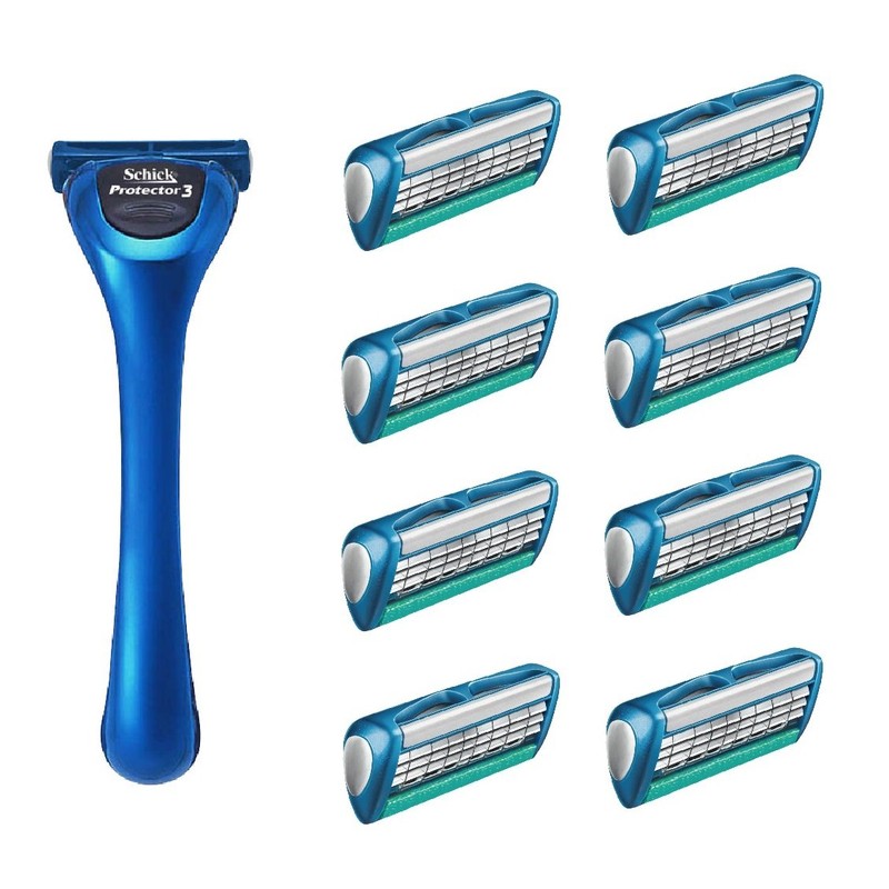 Schick Schick Protector Three Club Pack (Holder with Blade +