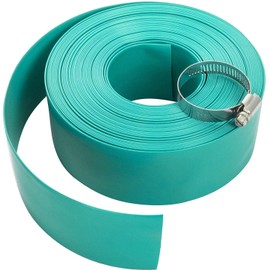 Aqua Select 2" 100 Ft Vinyl Flexible | Swimming Pool | Backwash Hose for Swimming Pools | Includes Hose Clamp | Heavy Duty and High Strength | UV Protected | Easy Storage