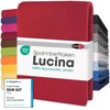 CelinaTex Lucina Fitted Sheet Cotton 2er-Set 90x200-100x200 cm ruby red