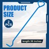 Therwen 1 Pcs Manhole Cover Hook 36" Made with 5/8"