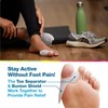 ZenToes Soft Gel Bunion Protector & Toe Separator, Premium Foot