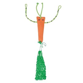 Countrypride Relax Horse Toy Made on Leather Stable Carrot with Haynet