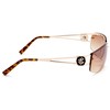 Rocawear Mens R1022 Semi-Rimless Rectangular Metal Sunglasses with 100% UV