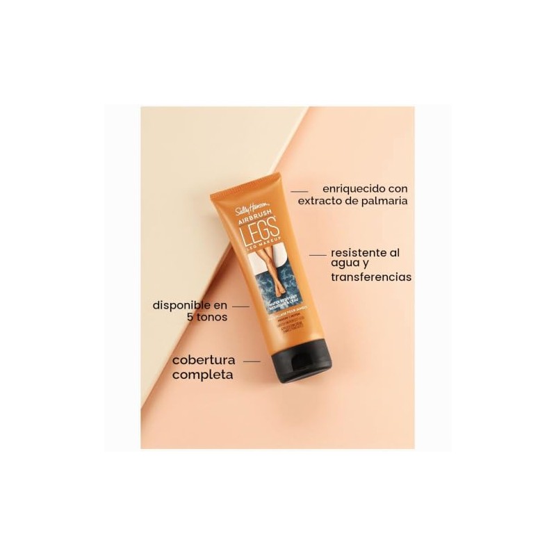 Sally Hansen Maquillaje En Crema para Piernas Airbrush Legs, Tan