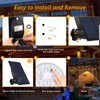TSUNESLUX 2 Pack Solar Shed Pendant Light Outdoor/Indoor, Solar Motion
