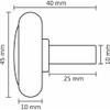 Hörmann 3039956 Black Roller (Lower with 40mm Axle, N/L/BL/Z/BZ Fittings