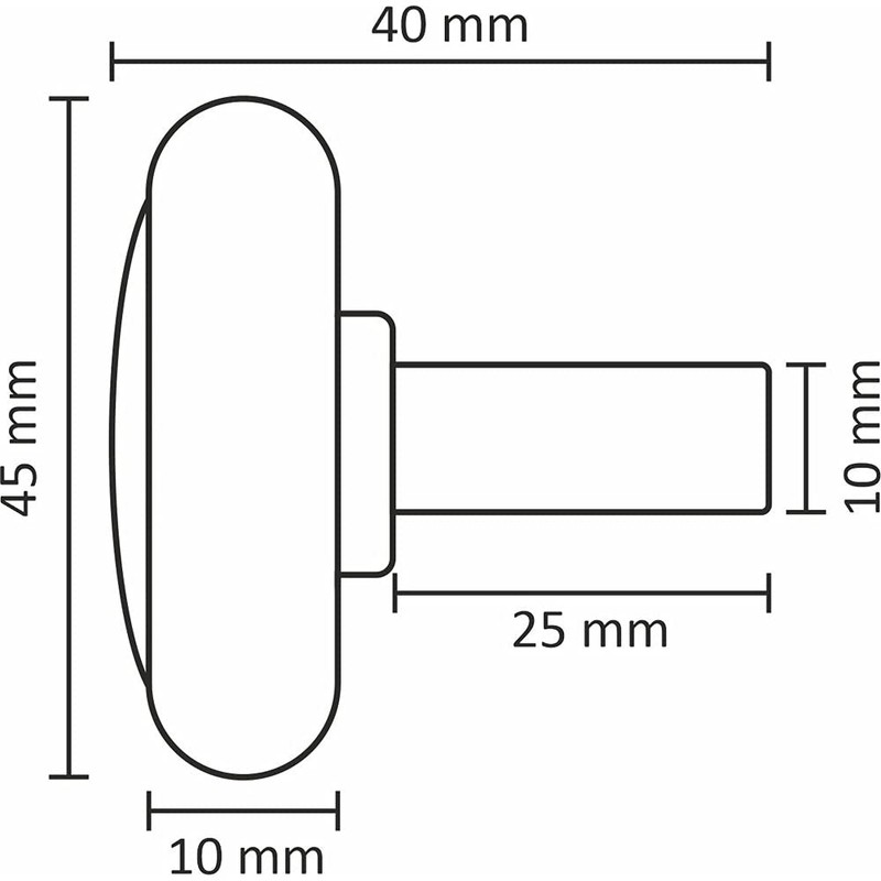 Hörmann 3039956 Black Roller (Lower with 40mm Axle, N/L/BL/Z/BZ Fittings