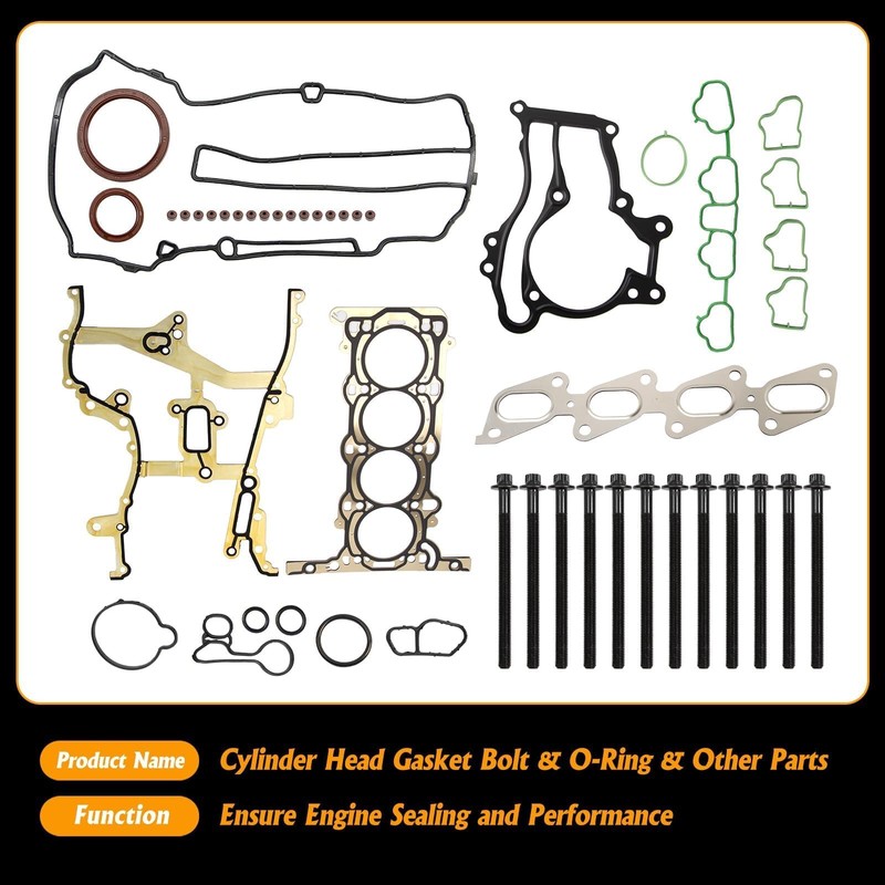 Head Gasket Bolts Timing Chain Kit with Thermostat Housing Professional