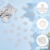 DICOSMETIC 120Pcs Platinum Puzzle with Heart Charms Autism Awareness Charms