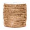 jijAcraft 3MM Jute Twine String,100M Durable Jute Twine Rope Cord