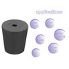 sourcing map Rubber Tapered Plug 18mm to 24mm Solid Test