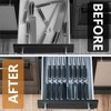 Domax Bamboo In-drawer Knife Block - Knife Drawer Organizer Insert