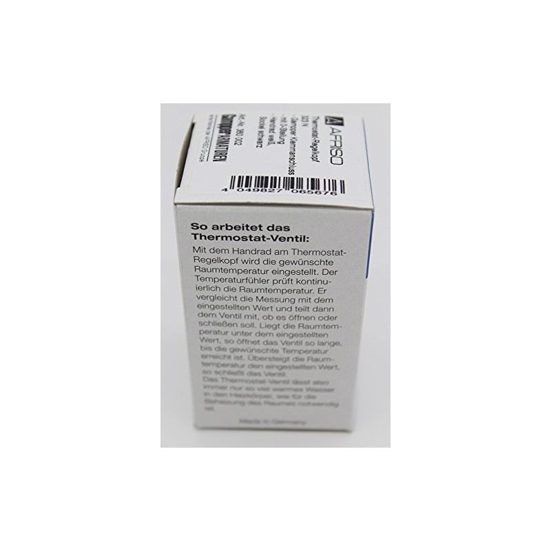 Afriso Thermostatic Head Th-Head Valve Radiator GAMPPER Type 320 N