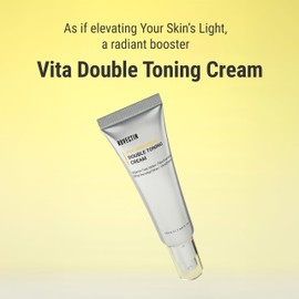 ROVECTIN Vita Double Toning Cream 1.69 fl oz, 50ml –Hydrating, Glutathione & Niacinamide Face Cream for Dark Spots, Uneven Skin Tone, Sensitive Skin – Vegan, Lightweight, Non-Irritating