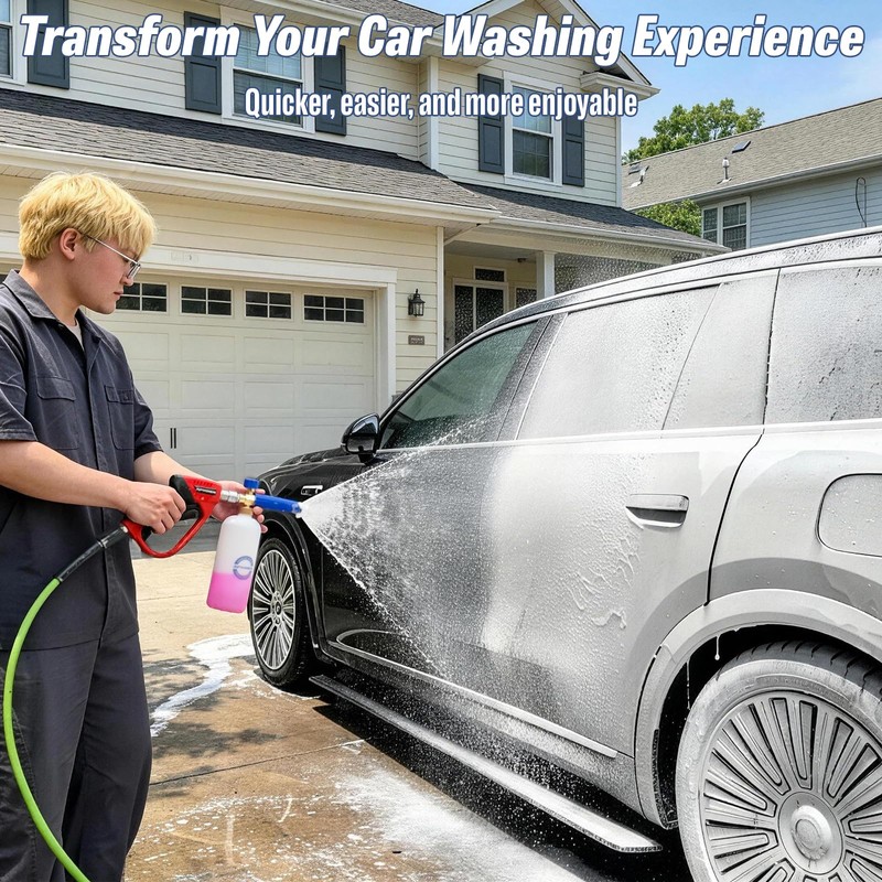 APOWER Foam Cannon for Pressure Washer, Snow Clear Foam Lance