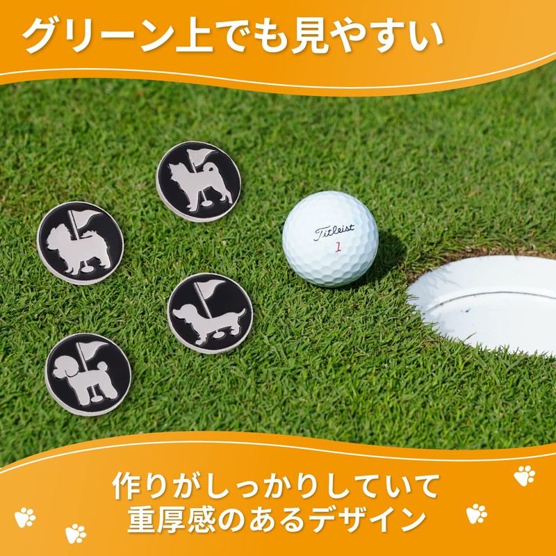 Golf Marker Magnetic Marker Dog Golf Marker Green Marker Ground
