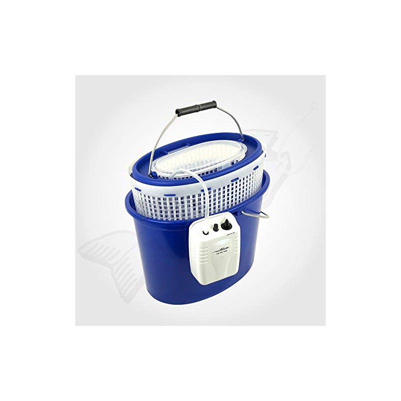 Menace Marine 5L Live Bait Bucket with Aerator Pump