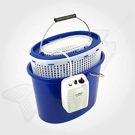 Menace Marine 5L Live Bait Bucket with Aerator Pump