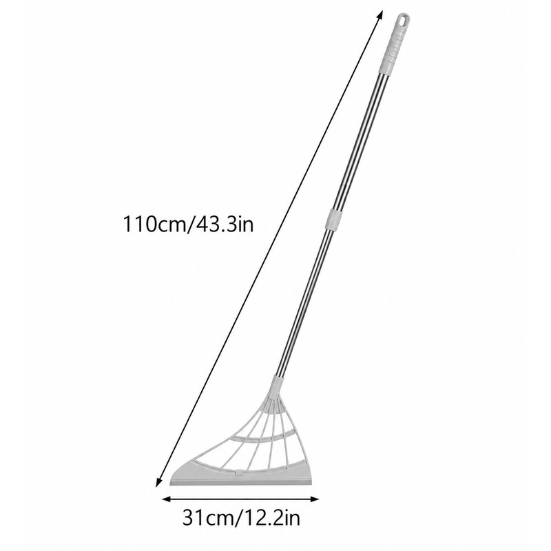 Silicone Broom Wiper Squeegee for Wet and Dry Floor Cleaning