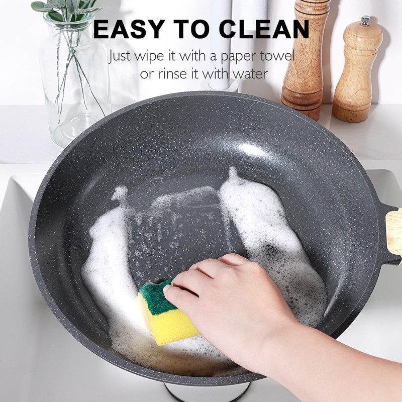 GiPP Ceramic Pots and Pans Set Non Stick - 17