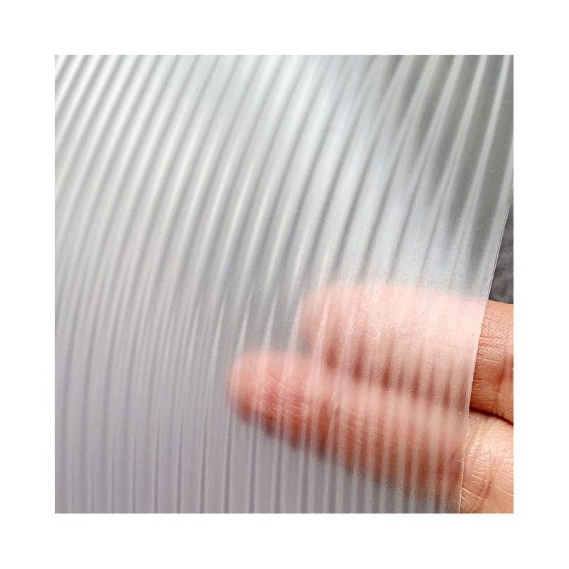 Hoonng Stripe Window Film Privacy, Vertical Stripes, 30x200cm