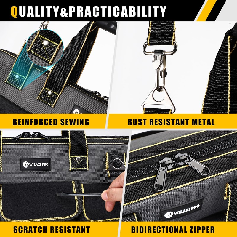 WILAXI PRO 17 in Tool Bag For Men with Waterproof