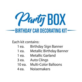 Beistle Birthday Car Party Box