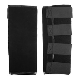 Luwint Cowhide Leather Kids Leg Gaiters, Adjustable Snake Bite Protection Calf Gaiters Lower Leg Boots Gaiter for Kids Youth Age 10-15 Hiking, Hunting, Outdoors