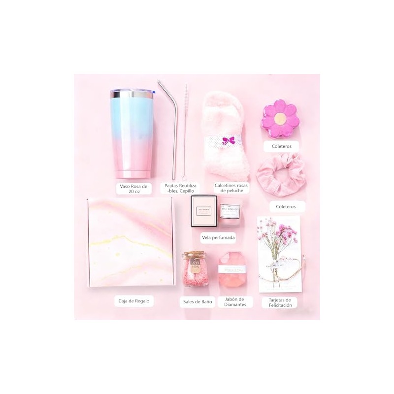 10PCS Caja Regalo para Mujer de Bath SPA, Caja Regalos