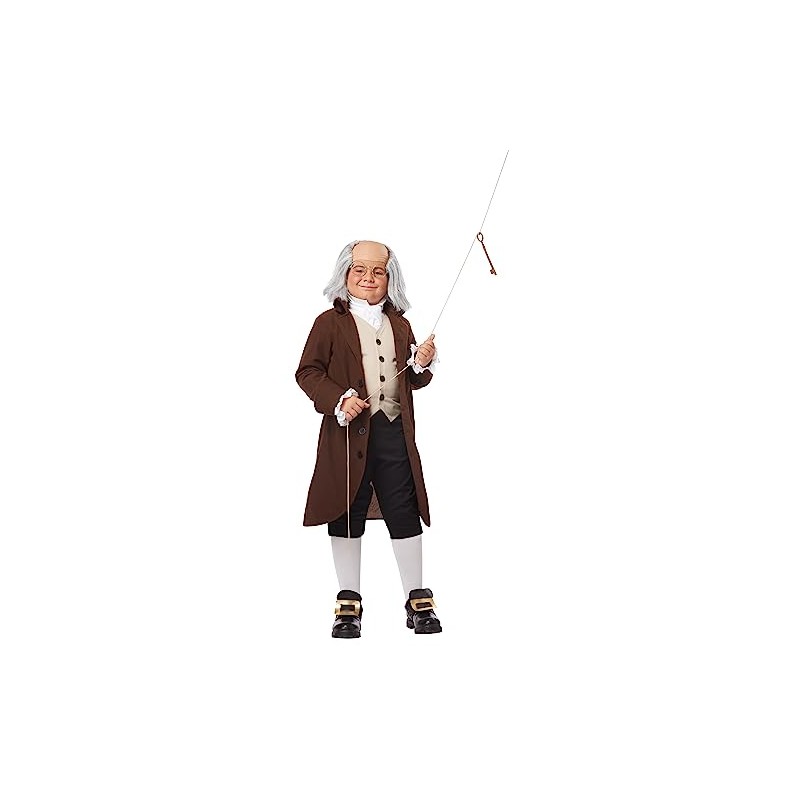 California Costumes Boys Benjamin Franklin Costume X-Large (12-14)