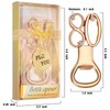 50 Pcs Golden Bottle Opener Birthday Party Favors, Rhinestones Wedding